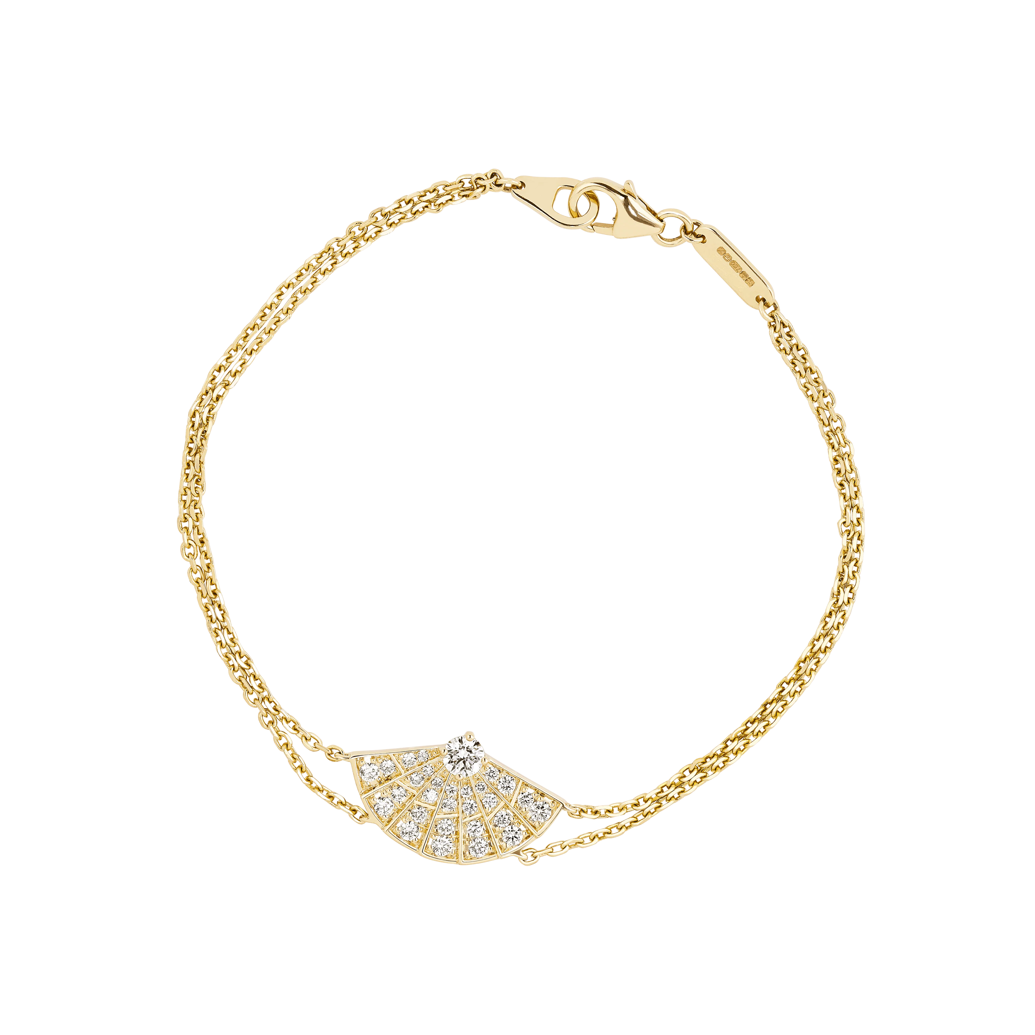 Fanfare Symphony Mini Icons Diamond Bracelet | In 18ct Yellow Gold - Image 3